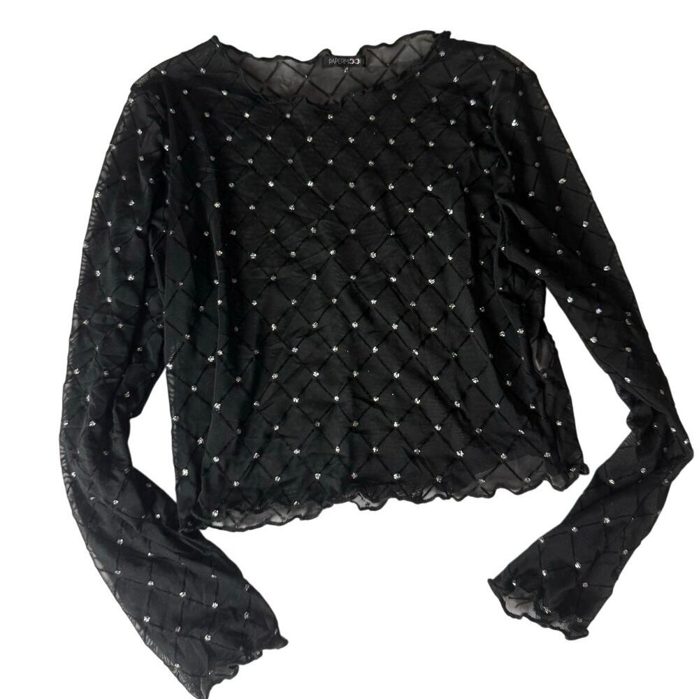 Stylish Long-Sleeve Top - Versatile Fashion Essential, Size Large